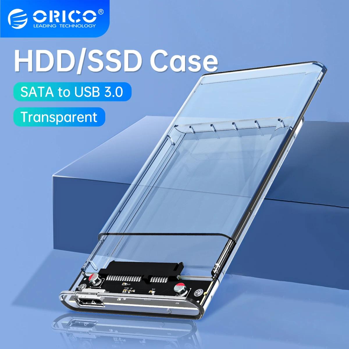 ORICO 2.5 ġ HDD SSD ̽,  HDD ̽, SATA-USB 3.0 ϵ ̺ ̽,  2.5 HDD Ŭ, HDD SSD ũ ̽ ڽ